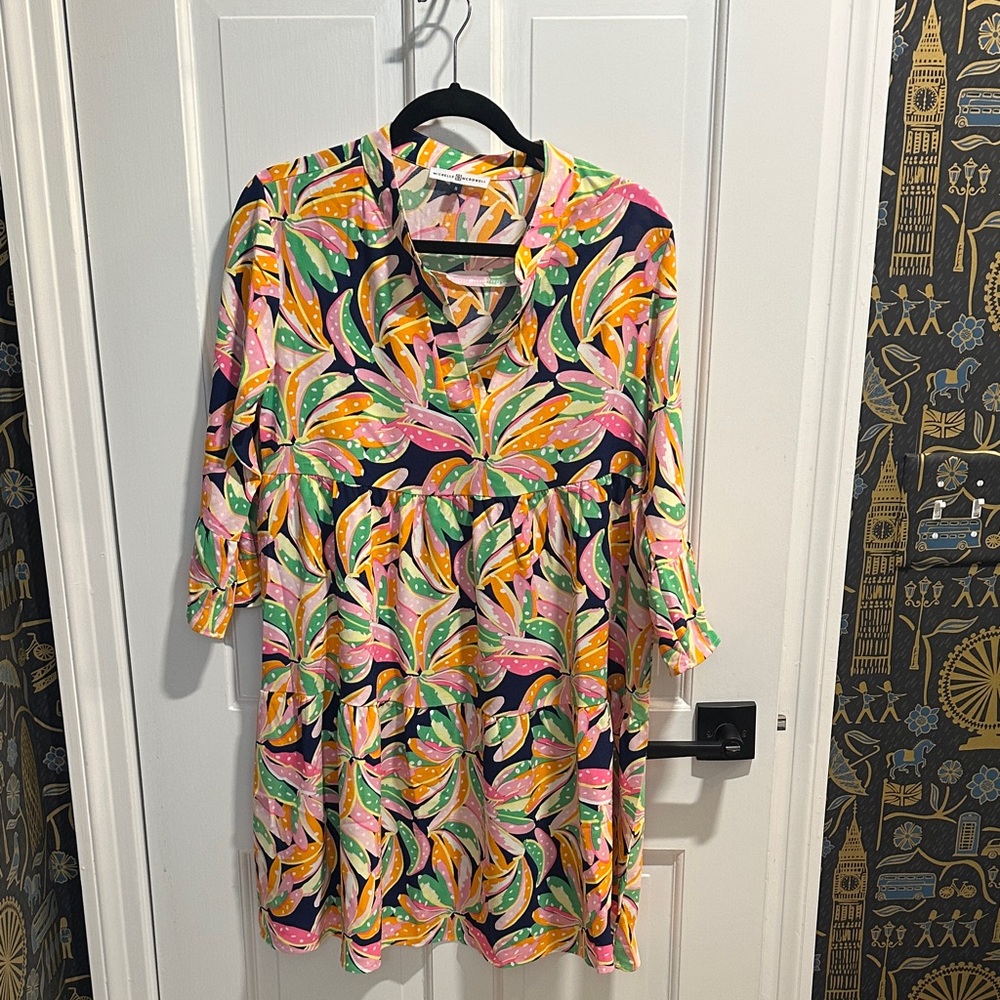 Michelle McDowell Banana/Tropical Dress size Small
